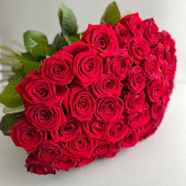 Российские красные розы - салон «Цвет настроения» в Уфе 12116