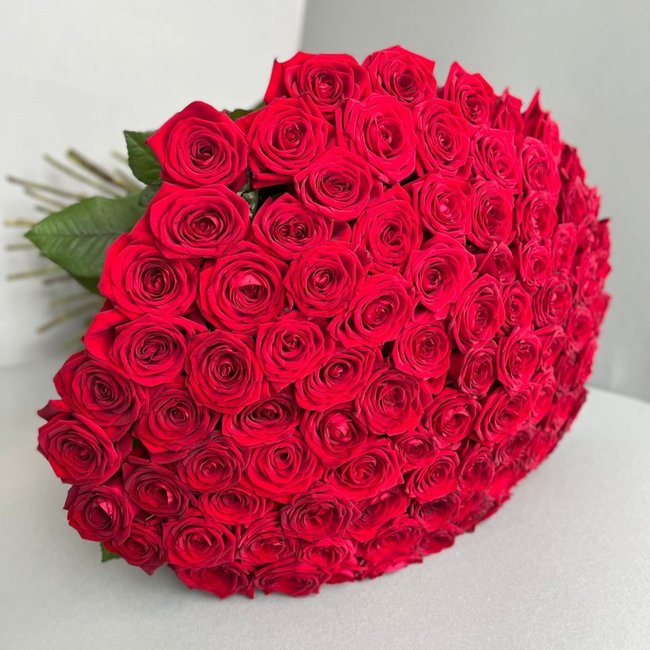 Российские красные розы - салон «Цвет настроения» в Уфе 12120