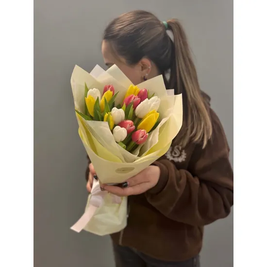 Букет тюльпанов &laquo;Восхищение&raquo; от интернет-магазина цветов в 