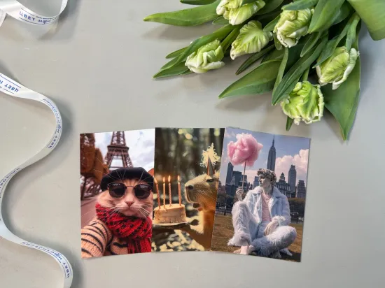 Открытка &laquo;Париж&raquo; от интернет-магазина цветов в 