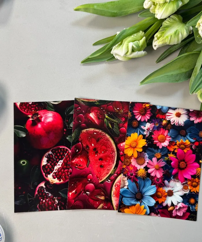 Открытка &laquo;Сочные краски&raquo; от интернет-магазина цветов в 