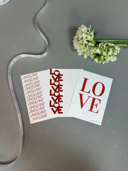 Открытка для любимого от интернет-магазина цветов в 