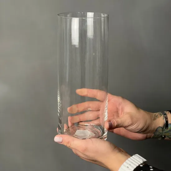 Ваза для цветов прозрачная от интернет-магазина цветов в 