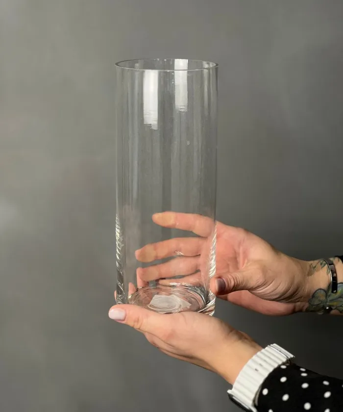 Ваза для цветов прозрачная от интернет-магазина цветов в 