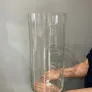 Высокая ваза из стекла