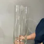 Ваза из стекла прозрачная