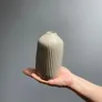 Ваза керамическая коричневая
