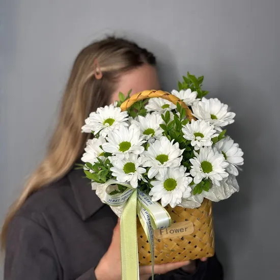 Солнышко в руках от интернет-магазина цветов в 