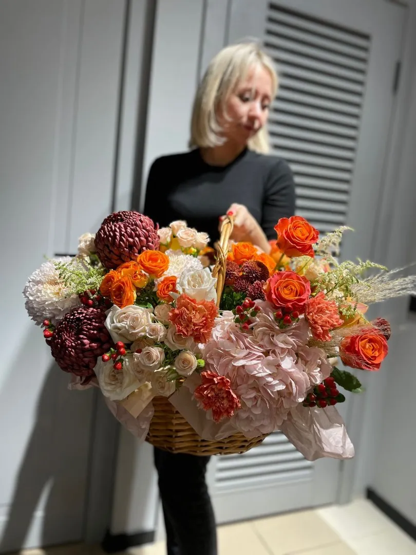 Мандариновый раф от интернет-магазина цветов в 