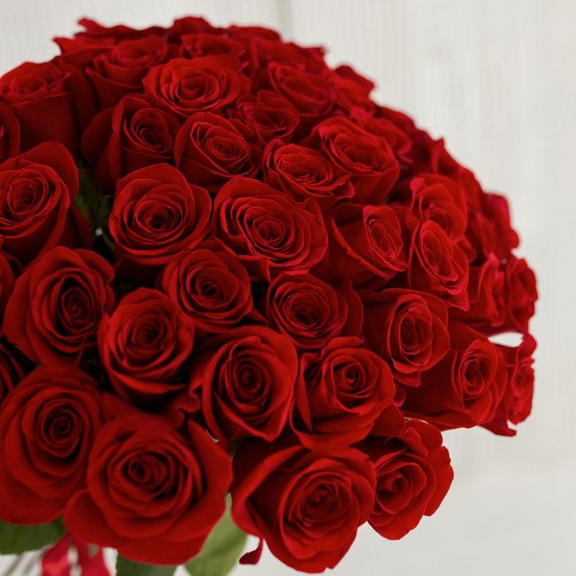 51 красная роза - салон «Цвет настроения» в Уфе