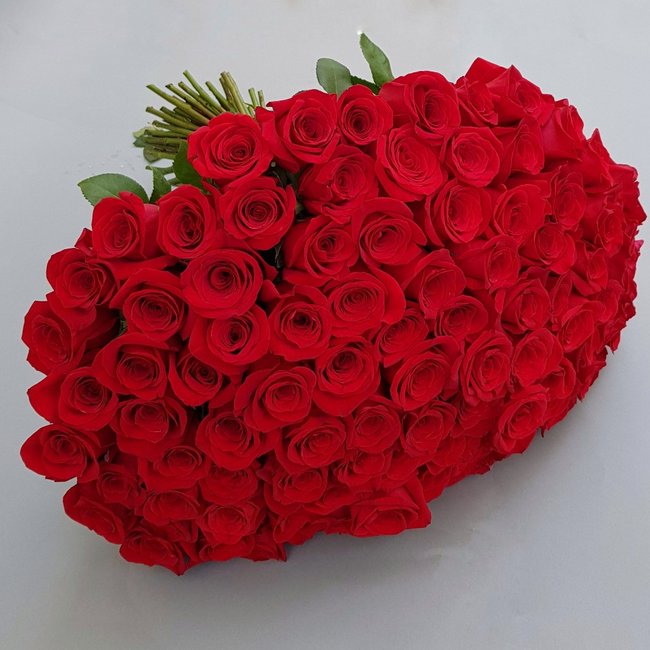 101 красная роза - салон «Цвет настроения» в Уфе 10015