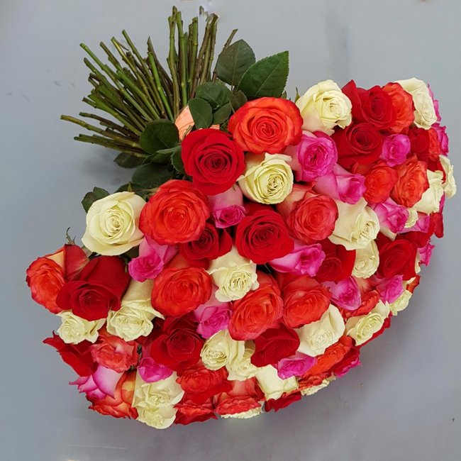 101 Эквадорская роза - салон «Цвет настроения» в Уфе 9811
