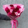 15 роз Эквадор микс в упаковке