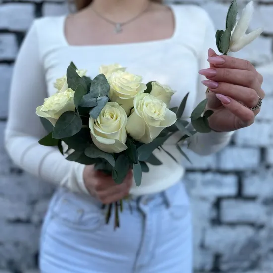 Свадебный букет &laquo;Мэри Шелли&raquo; от интернет-магазина цветов в 