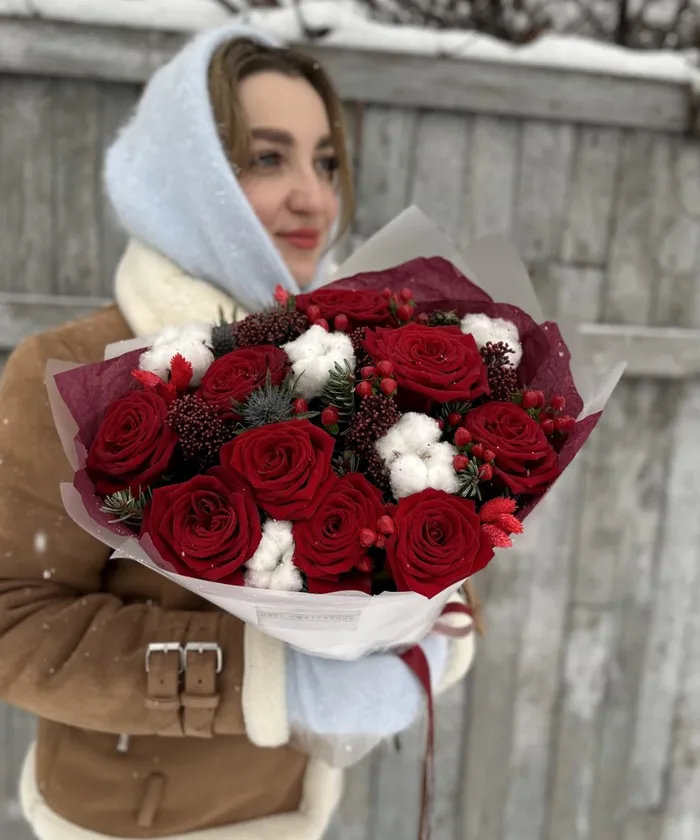 Морозные ягоды от интернет-магазина цветов в 