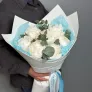 Букет из 7 нежных пионов