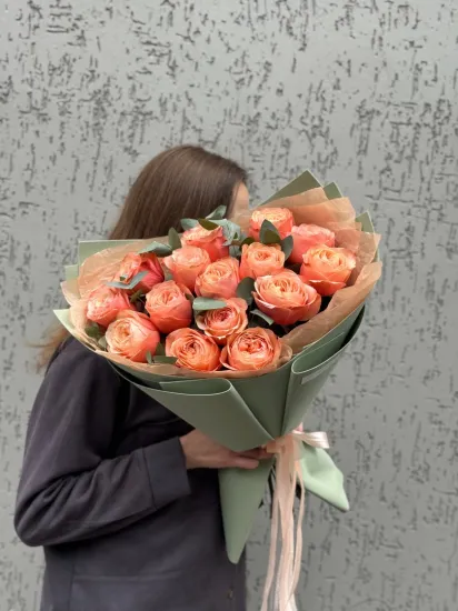 Пионовидные розы от интернет-магазина цветов в 