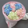 Букет из 5 нежных гортензий