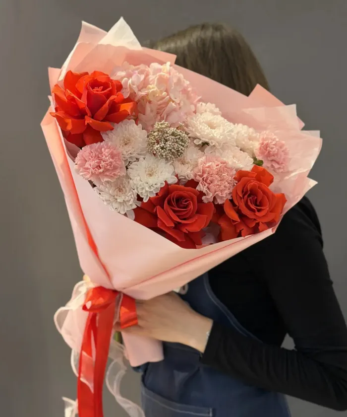 Пудровый сад от интернет-магазина цветов в 