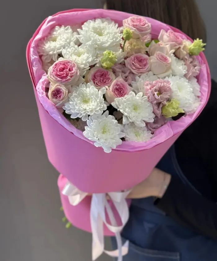 Пудровый сад от интернет-магазина цветов в 