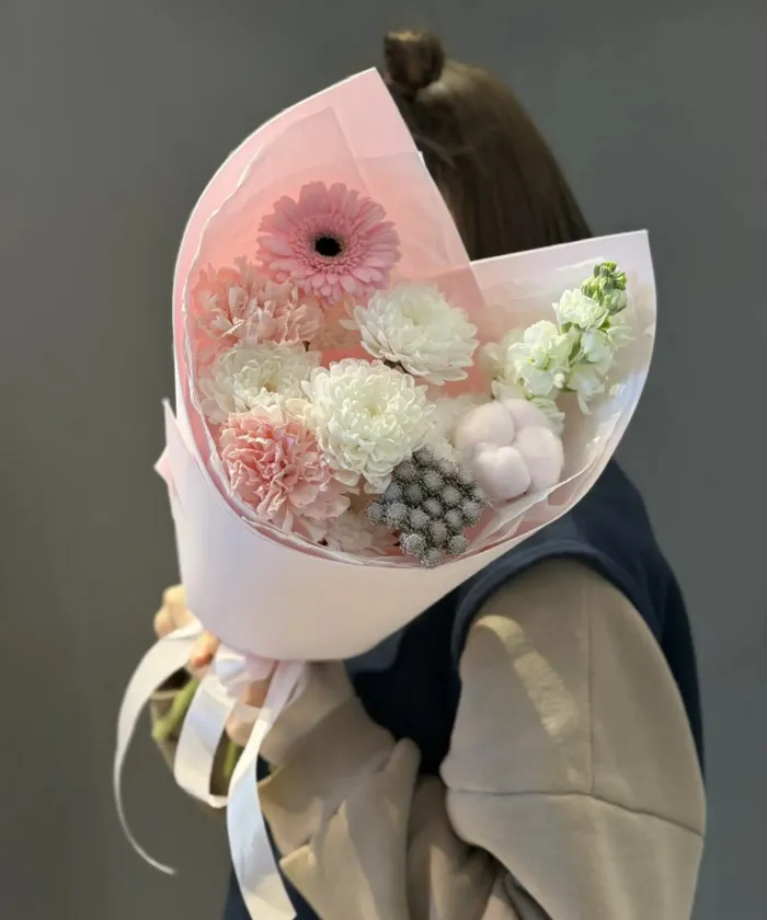 Пудровый сад от интернет-магазина цветов в 