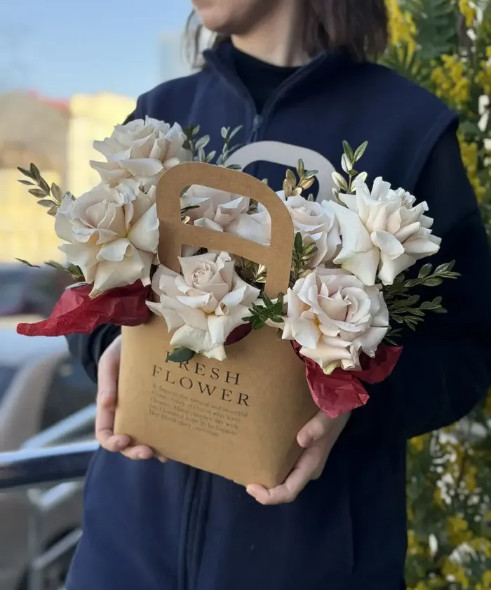 Пудровый десерт от интернет-магазина цветов в 