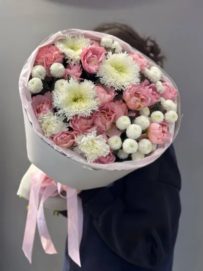 Розовый зефир от интернет-магазина цветов в 