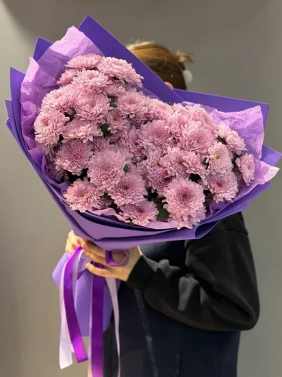 Хризантемы кустовые &laquo;Лавандовый зефир&raquo;  от интернет-магазина цветов в 