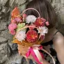 Композиция в сумочке «Нежный рассвет»
