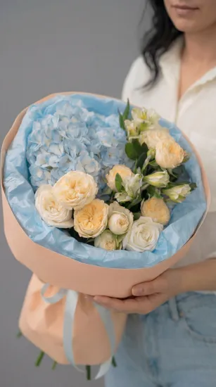 Небесный шелк от интернет-магазина цветов в 