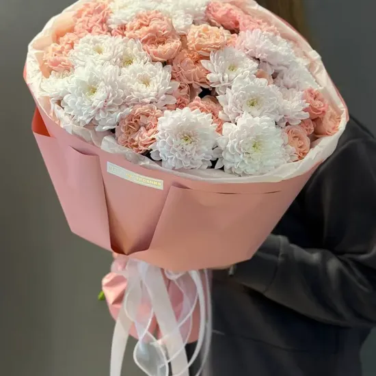 Персиковый рассвет от интернет-магазина цветов в 