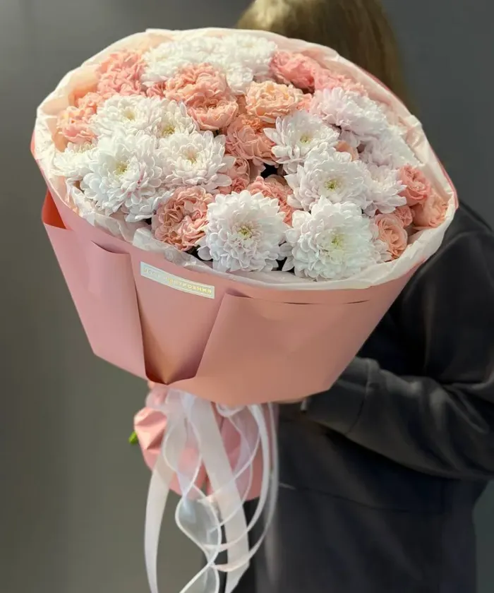 Персиковый рассвет от интернет-магазина цветов в 