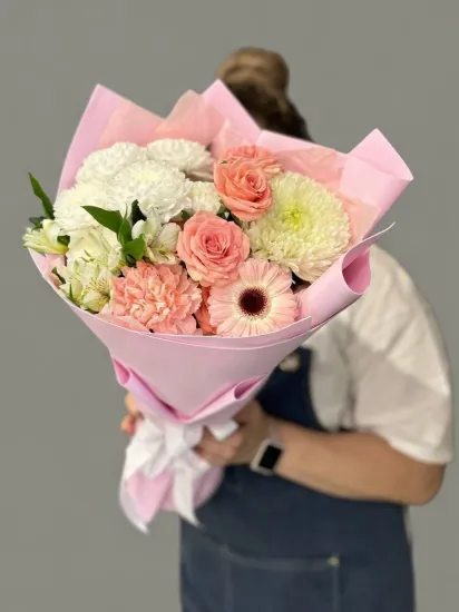 Розовая симфония от интернет-магазина цветов в 