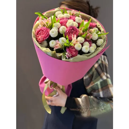 Розовая симфония от интернет-магазина цветов в 