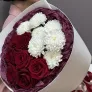 Букет из роз и хризантем