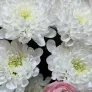 Букет из кустовых роз и хризантем «Нежность»