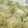 Подарочный набор: 41 белая роза и конфеты «Рафаэлло»