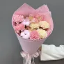 Букет на 1 сентября с альстромерией и хризантемой