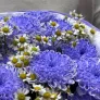 Букет №8 «Сиреневый рассвет с ромашками»
