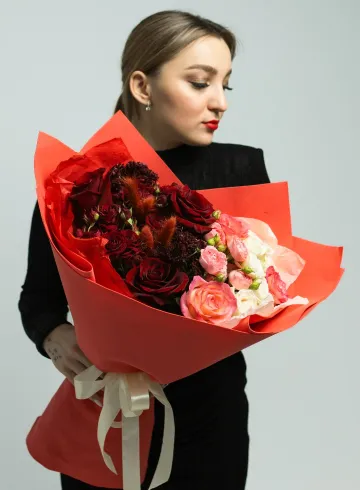 Серенада сердец от интернет-магазина цветов в 