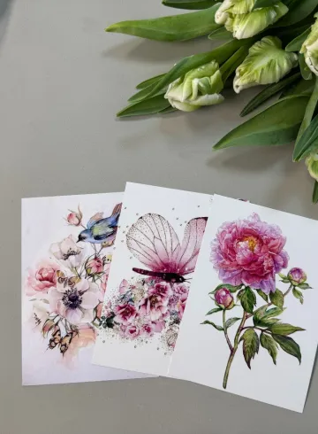 Открытка &laquo;Нежность&raquo; от интернет-магазина цветов в 