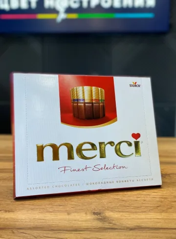 Конфеты Merci от интернет-магазина цветов в 