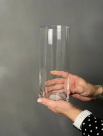 Прозрачная стеклянная ваза от интернет-магазина «» в 