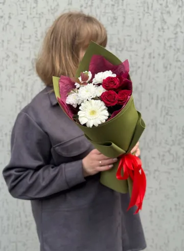 Рубиновый закат от интернет-магазина цветов в 