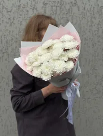 Букет из 5 хризантем «Нежное чувство»