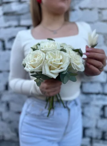 Свадебный букет &laquo;Джейн Остин&raquo; от интернет-магазина цветов в 