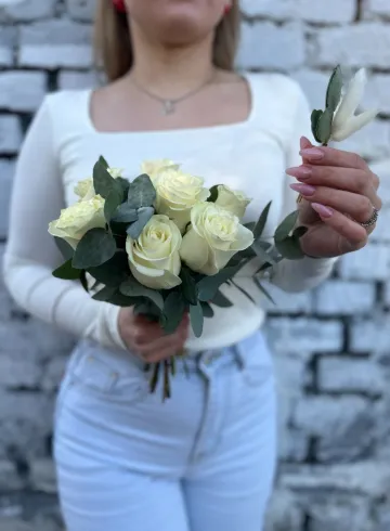 Свадебный букет &laquo;Мэри Шелли&raquo; от интернет-магазина цветов в 