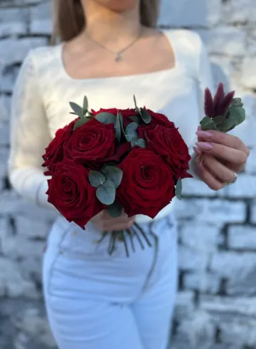 Свадебный букет &laquo;Коко Шанель&raquo; от интернет-магазина цветов в 