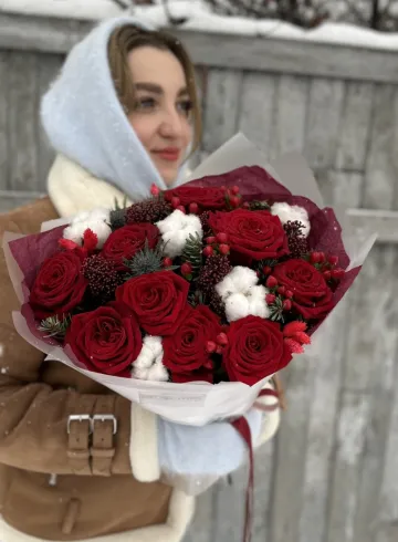 Морозные ягоды от интернет-магазина цветов в 