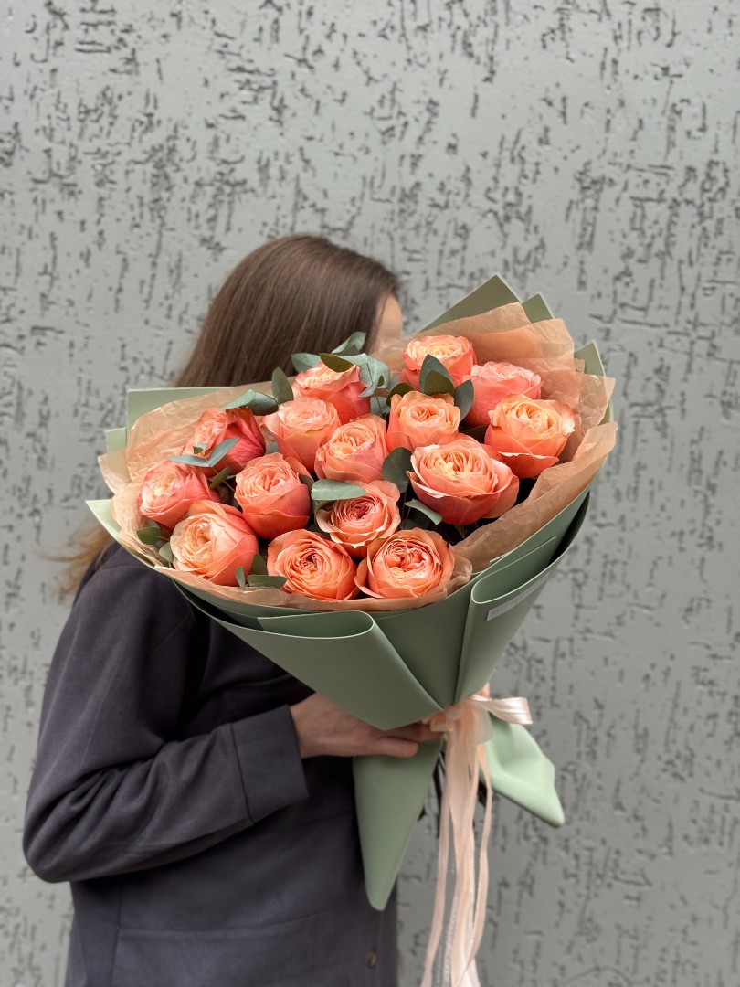 Пионовидные розы от интернет-магазина цветов в 